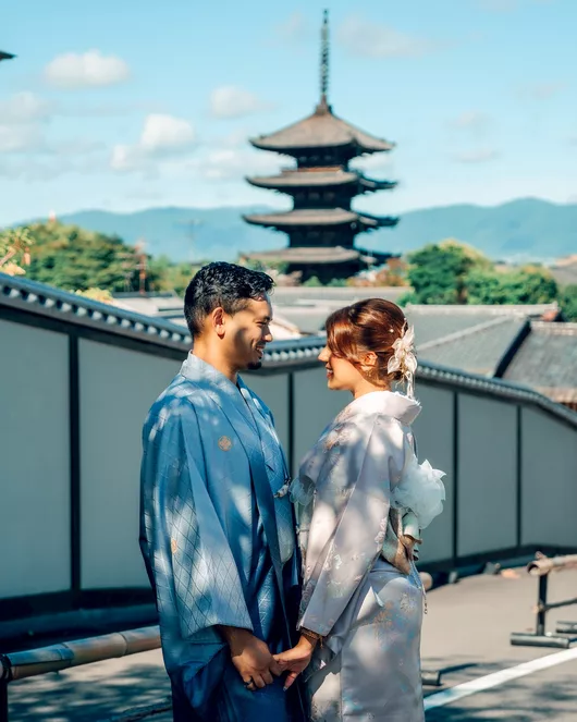 まるで映画のワンシーン!京町家・京都ロケのカメラマン撮影90分コース(子供)
